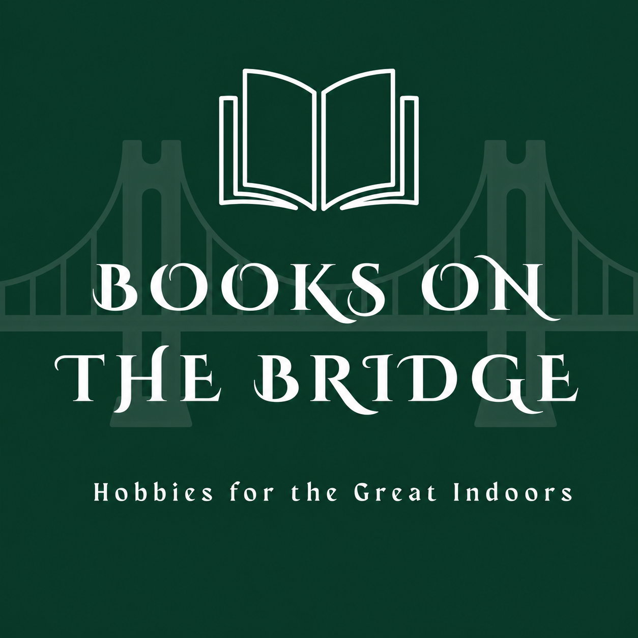 Books on the Bridge logo with an open book and bridge